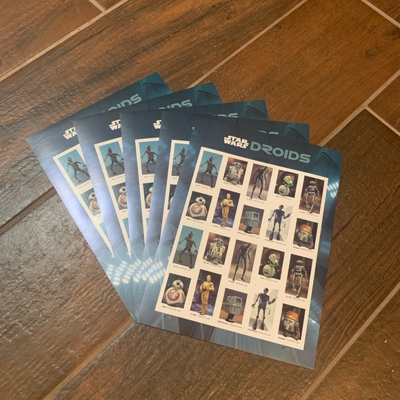 Usps Office 20 Star Wars Droids Forever Stamps Poshmark